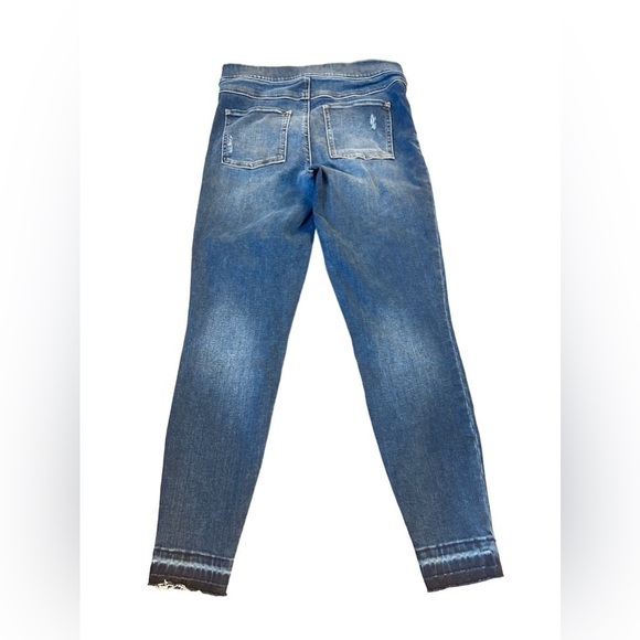 Spanx Jeans Womens Small Distressed Ankle Skinny Slimming Shape Wear High Rise - Picture 5 of 12